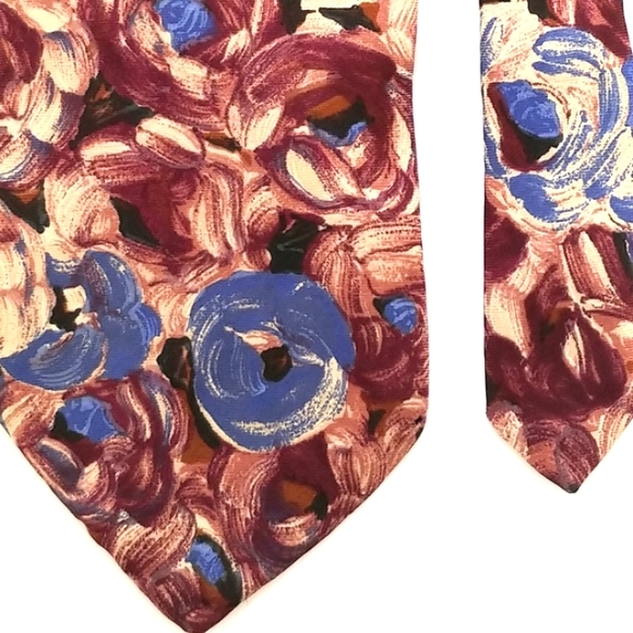 Dior Other - Christian Dior Floral Abstract Vintage Silk Vintage Designer Tie